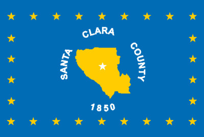 Fahne Flagge Santa Clara County 40 x 60 cm Bootsflagge Premiumqualität