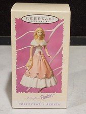 Springtime Barbie Hallmark 1997 Christmas Ornament 3rd Series NEVER DISPLAYED