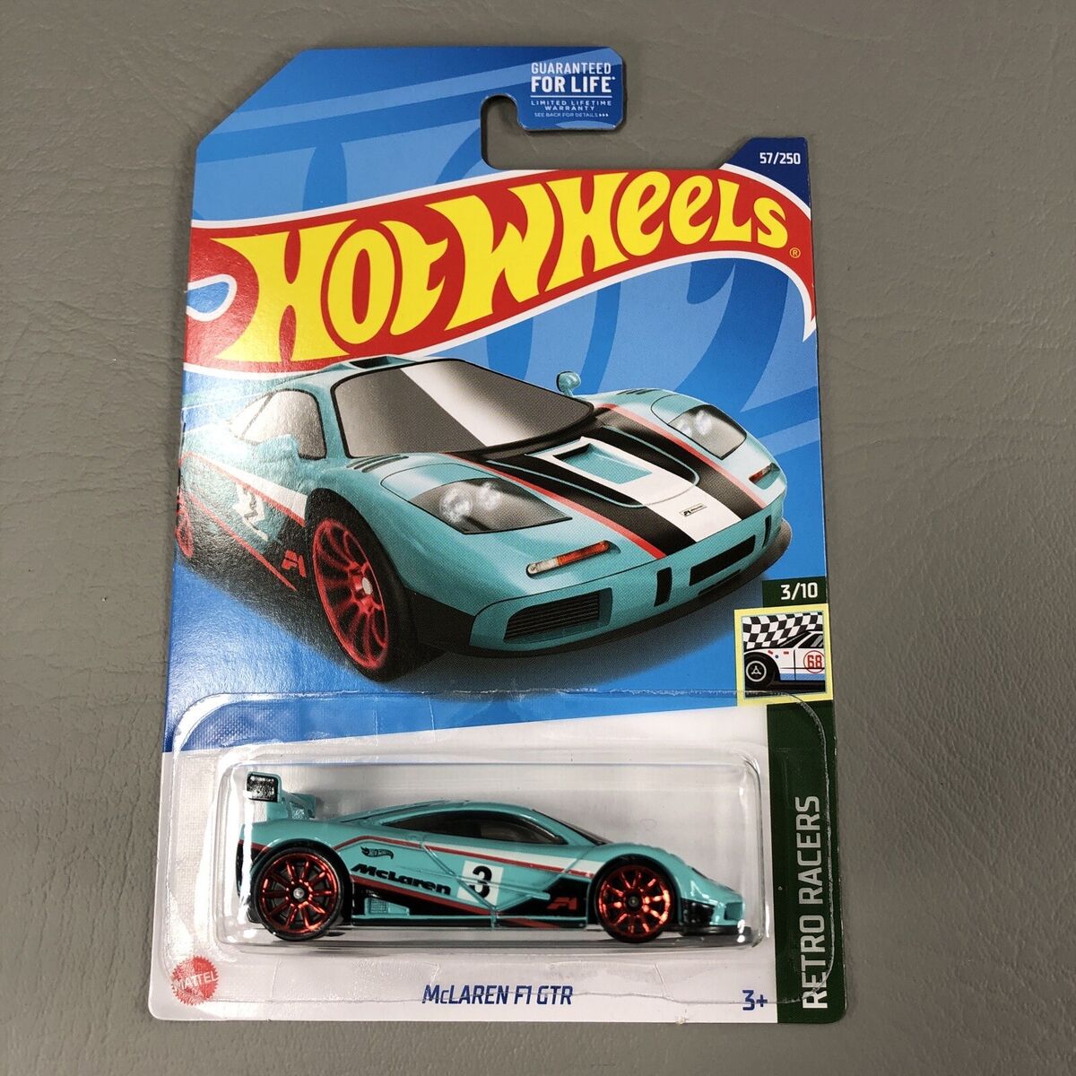 Hot Wheels McLaren F1 grt Carro Corrida Colecionável Mattel em