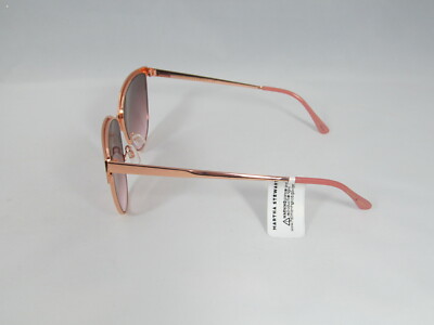 New Martha Stewart Pink Tortoise Cat Eye Sunglasses Pink and Brown Gradi… Martha Stewart Women main image 3