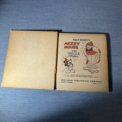 Walt Disney's 1948 Mickey Mouse and The Miracle Maker Big Little