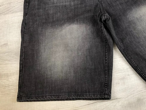 PJ Mark Jean Shorts Faded Black Denim Vintage Y2K 100% Cotton Men 44 (Actual 42) - Picture 10 of 22