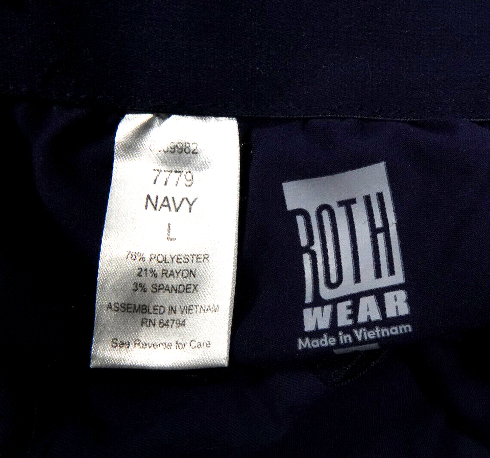 Men’s Roth wear navy blue scrub bottoms Straight leg size L medics