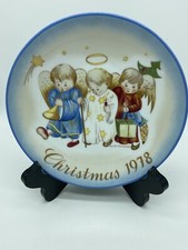 HEAVENLY TRIO 1978 Hummel Christmas Plate Sister Berta Hummel Schmid EUC