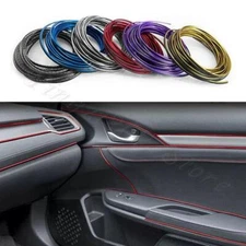 5M Car Inner Dashboard Panel Door Gap Edge Line Insert Molding Trim Decor Strip