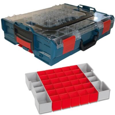 Sortimo Systemkoffer L-Boxx 102 Ozeanblau , transparenter Deckel + Insetboxen A3