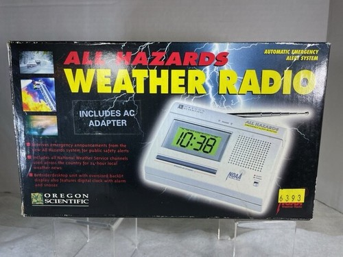 Weather Radio Oregon Scientific Model WR3000 NOAA EAS Original Box & pkg Tested - Picture 11 of 11