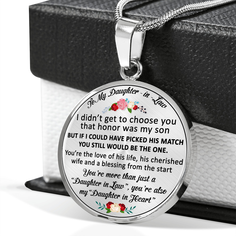 Love Gifts For Daughter In Law - Novelty Unique Necklace For Birthday Wedding