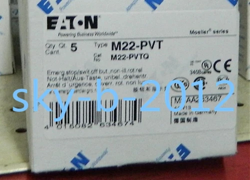 1 PCS NEW IN BOX EATON MOELLER Emergency stop button M22-PVT/K01