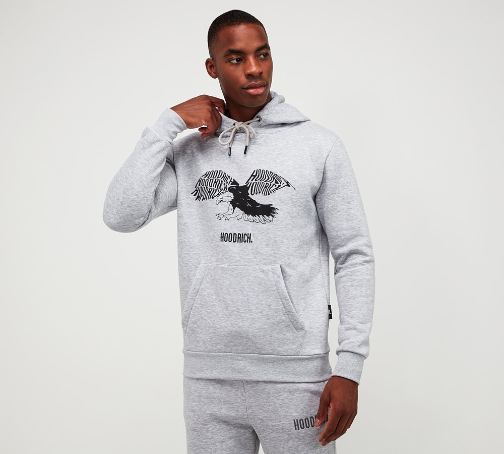 HOOD RICH - OG Prey Hoodie (Grey) Men | eBay