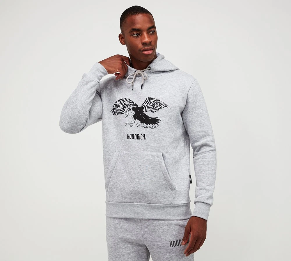 HOOD RICH - OG Prey Hoodie (Grey) Men | eBay
