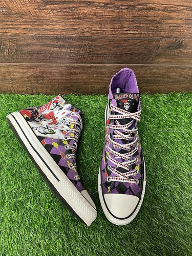 Converse Shoes DC Comics Chuck Taylor Harley Quinn & Joker Size 8 Men 10Women’s - Picture 5 of 8
