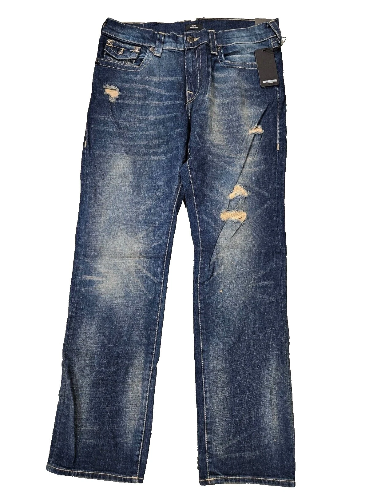 Pantalones de mezclilla para hombre True Religion talla 40 de algodón