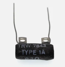 0.3 Ohm 8W 5%, IRC Inductive Tubular Ceramic Wire Wound Power Resistor