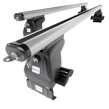 Alu Dachträger für Skoda Citigo-e iV Hatchback (2012-2023) A silbern