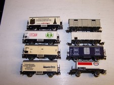 Convoluzione 8 Vecchio Märklin Pista H0 Ferrovia Merci Vagone Frigorifero