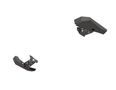 Artec JT0118 High Clearance Rear Bumper Corner Pods Raw Steel For 07-Up Wrang...