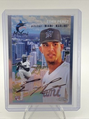 2023 Topps Chrome Platinum Anniversary - 1954 Topps City Variations Eury Perez