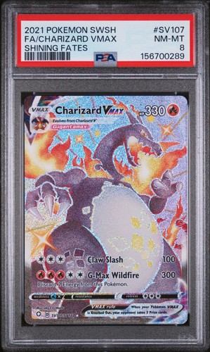 Charizard VMAX graded PSA 8 for sale on eBay