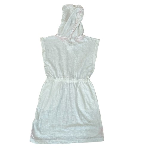 Gap Kids White Sleeveless Lightweight Hoodie Dress - Size XL - NWT - Picture 2 of 8