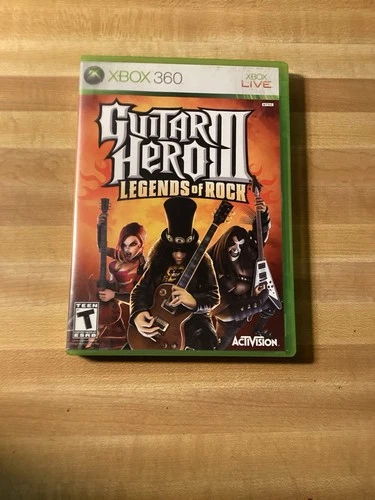 Guitar Hero III Legends of Rock XBOX 360 CIB