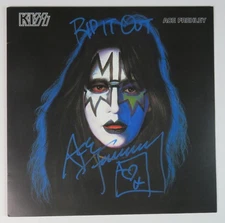 Ace Frehley KISS Signed Autograph Auto "KISS Solo: 1978 S/T" Album Vinyl LP JSA