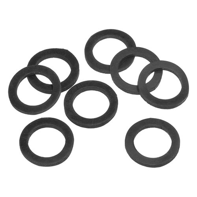 #ad 8pcs M20 Rubber Flat Washer 20mm ID 30mm OD 3mm Thick Sealing Spacer Black $11.31