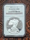 2008 W American Silver Eagle 1 Troy oz .999 Fine Silver NGC PF70 Ultra Cameo