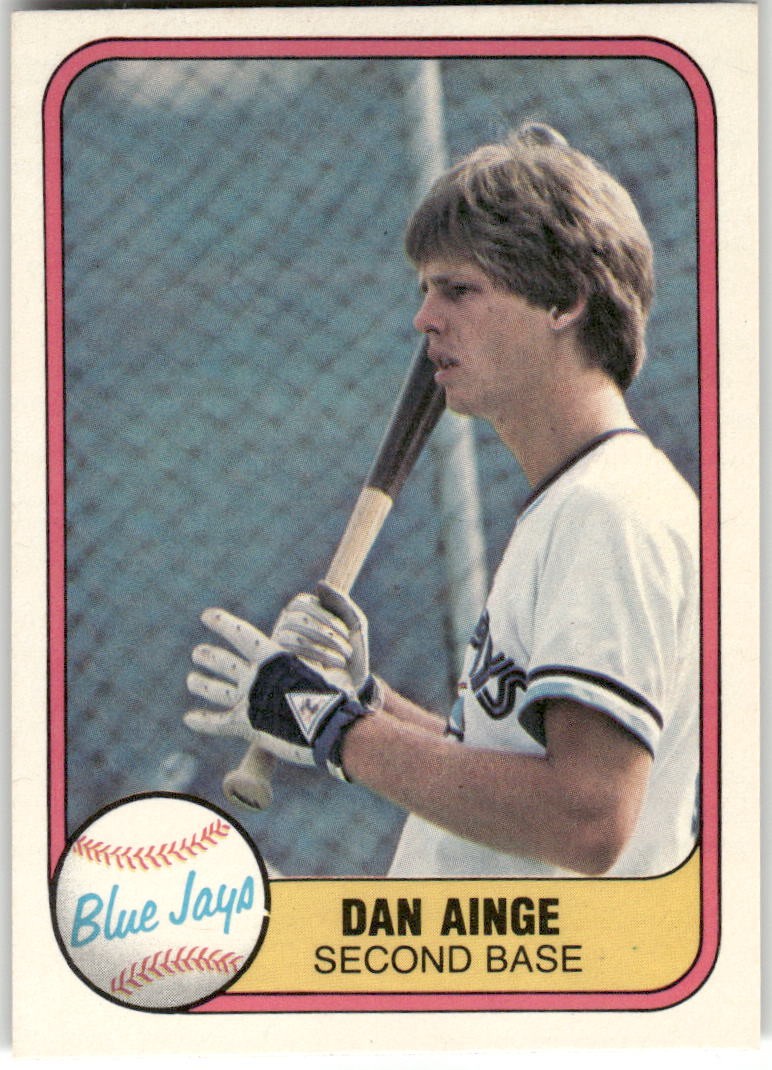 1981 Fleer #418 Danny Ainge RC [NM] [Toronto Blue Jays] [Base Set Baseball Card]