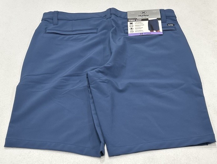 Hurley Men's Regular Fit Hybrid Shorts, Blue, Size 30
