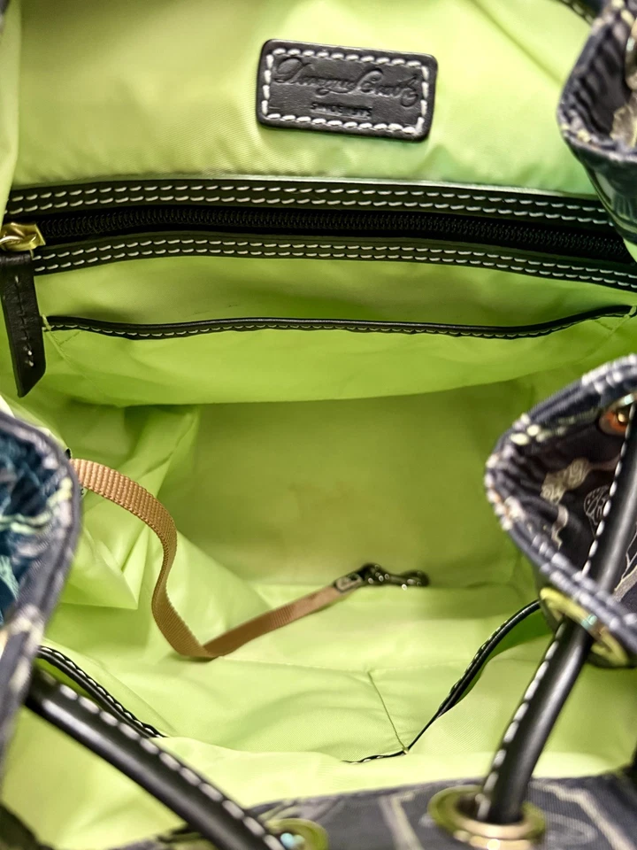 Retired-Disney Dooney and Bourke Haunted Mansion Portraits Backpack Bag Purse  - Image 3 of 4