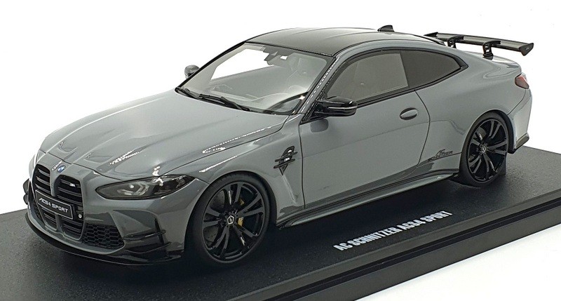 GT Spirit 1/18 Scale Resin GT376 - 2022 BMW M4 AC Schnitzer - Grey