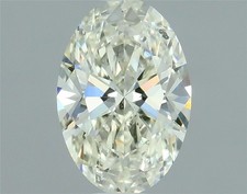 0.31 Ct Natural Oval Cut Diamond GIA Certified 5 x 3 mm K/SI2 Laser Inscribed 714.19 per carat