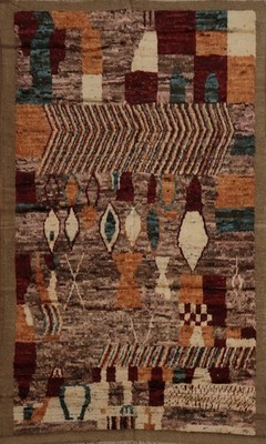 Bold Style Colorful Moroccan Area Rug 6x8 Berber Wool handmade Room Size Carpet