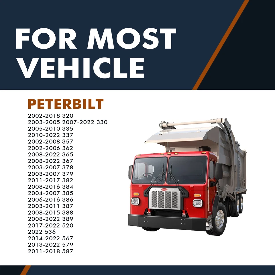 Par de 2 Amortiguadores Traseros para Peterbilt 367 2008-2022 Foto 2 de 3