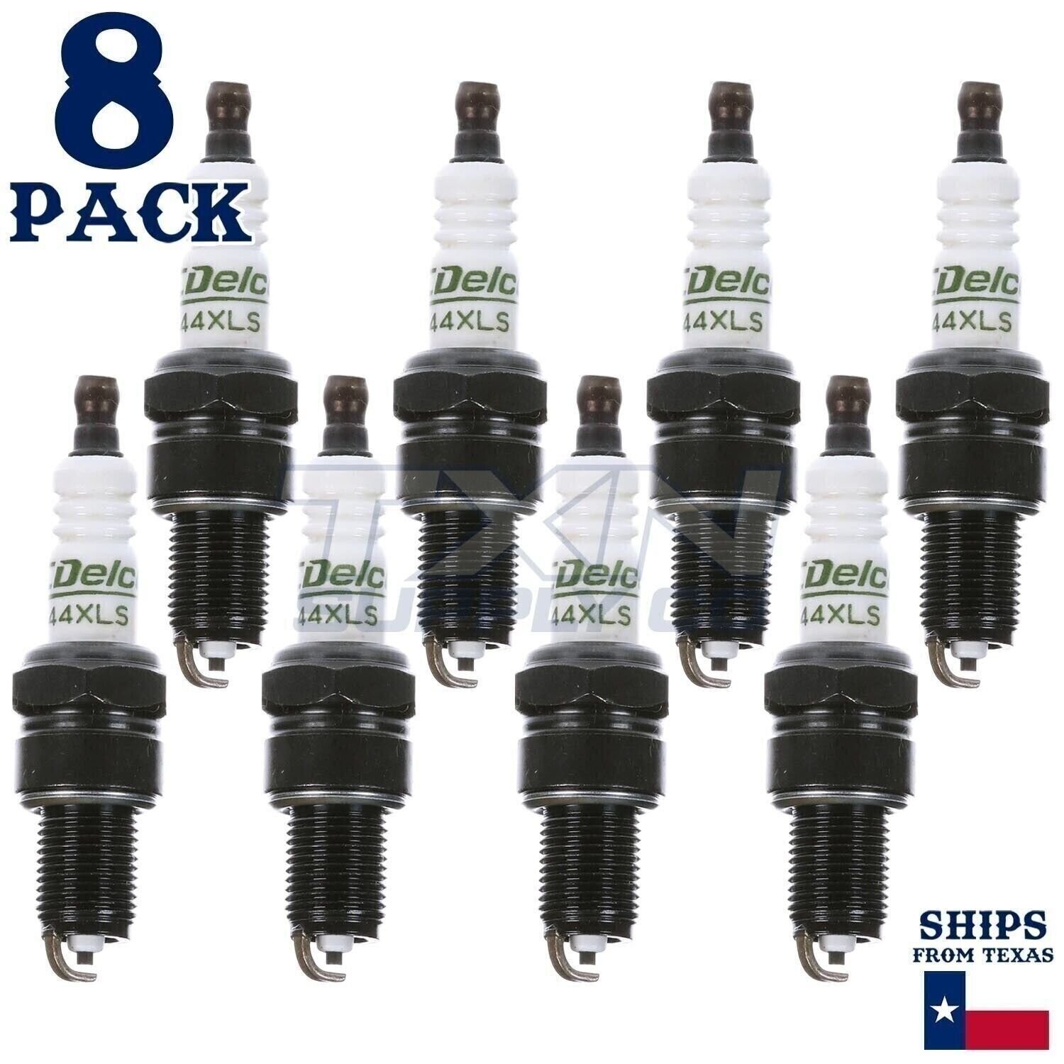 8 Pack ACDelco Standard Spark Plugs 1972-1973 for Cadillac Eldorado 8.2L