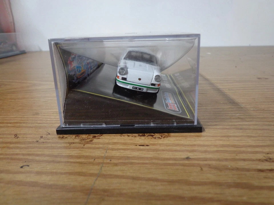 Jouef Evolution 1/43 Porsche 911 RS in White w/Green Carrera Stripe. New in Case - Image 2 of 4