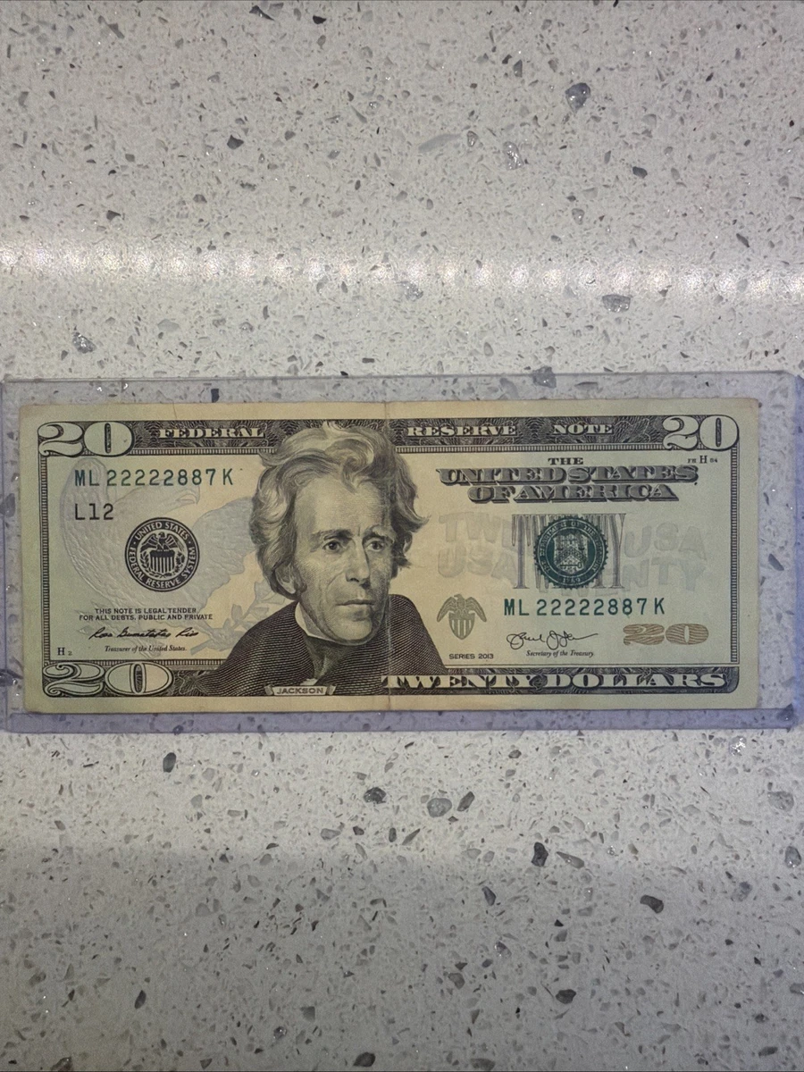 $20 2013 US Small Size Paper Money Notes for sale | eBay