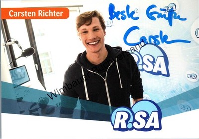 Original Autogramm Carsten Richter RSA /// Autogramm Autograph signiert signed s