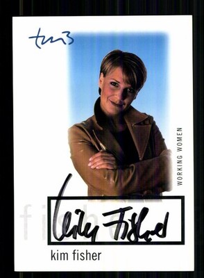 Kim Fisher TM 3 Autogrammkarte Original Signiert # BC 232678