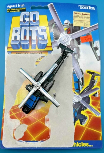Vintage Gobots Wrong Way Attack Chopper MR-41  Full Cardback High grade