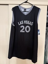 Gameday Greats Las Vegas Aces Martin #20 WNBA Jersey Black/Gray Size L