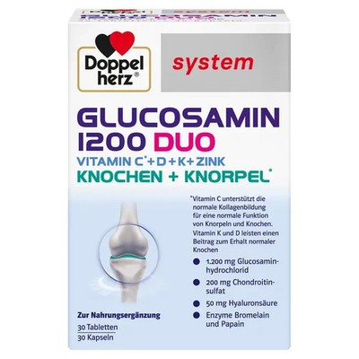 Doppelherz system GLUCOSAMIN 1200 DUO, 60 St., PZN 17874140