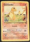 Pokemon TCG Card Charmander 69/130 Base Set 2 WOTC Vintage 1999 Non-holo Rare MP