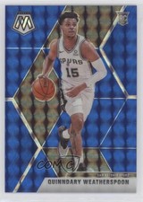 2019-20 Panini Mosaic Rookies Blue Prizm 49/99 Quinndary Weatherspoon #204 9ih