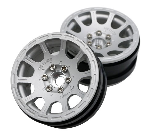 4PCS 2.2 alloy beadlock wheel rim for 1/10 Axial AX10 RC4WD LOSI RC Crawler Car - Picture 3 of 4