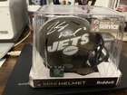 ZACH WILSON Autographed NEW YORK JETS Salute to service MINI HELMET BECKETT COA
