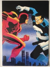 Punisher & Daredevil! 1992 Marvel War Journal Entry #24 Hornhead Comic Images