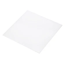 10x10x1/16-inch White UHMW Polyethylene Sheet Ultra High Molecular Weight
