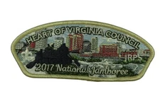 2017 Jamboree Heart of Virginia Council VA JRPS JSP WHT Bdr (VT1154)